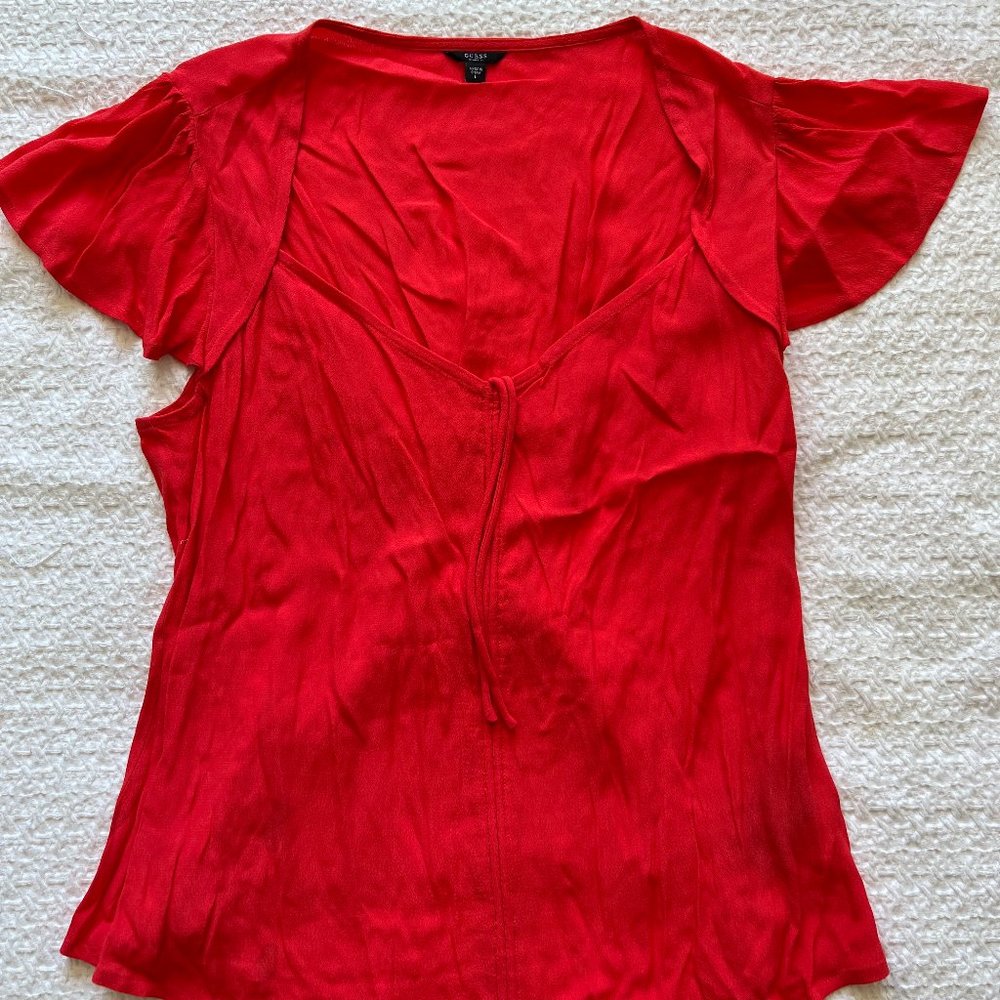 Guess Top - Red - Size L